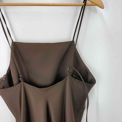 スローブイエナ SLOBE IENA 23AW サテンキャミワンピース レディース