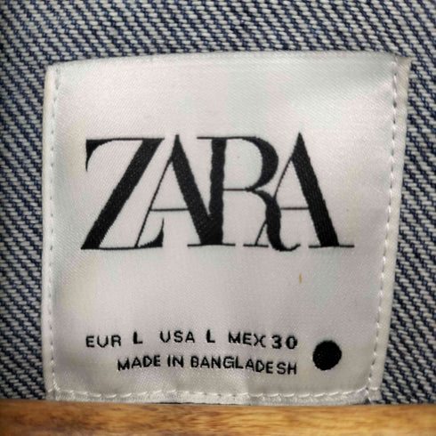 ザラ ZARA クロップドデニムジャケット レディース JPN:L