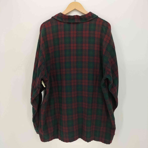 エルエルビーン L.L.Bean タータンチェック オープンカラーシャツ メンズ XL - TALL