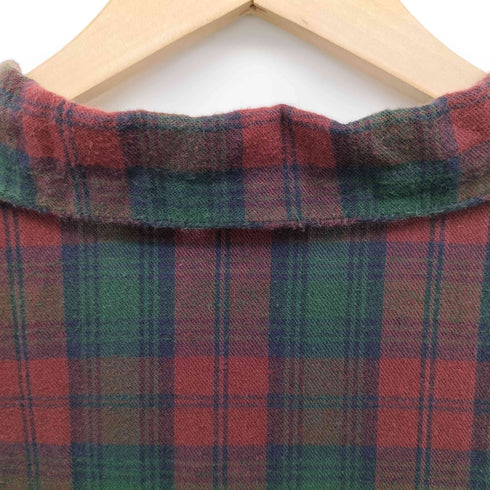 エルエルビーン L.L.Bean タータンチェック オープンカラーシャツ メンズ XL - TALL