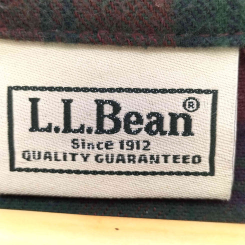 エルエルビーン L.L.Bean タータンチェック オープンカラーシャツ メンズ XL - TALL