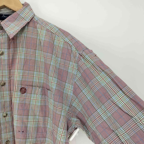 ラングラー Wrangler 00S GEORGE STRAIGHT ワンポイント刺繍 B.D. チェック柄 L/S シャツ メンズ