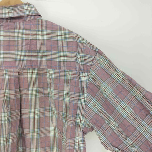 ラングラー Wrangler 00S GEORGE STRAIGHT ワンポイント刺繍 B.D. チェック柄 L/S シャツ メンズ