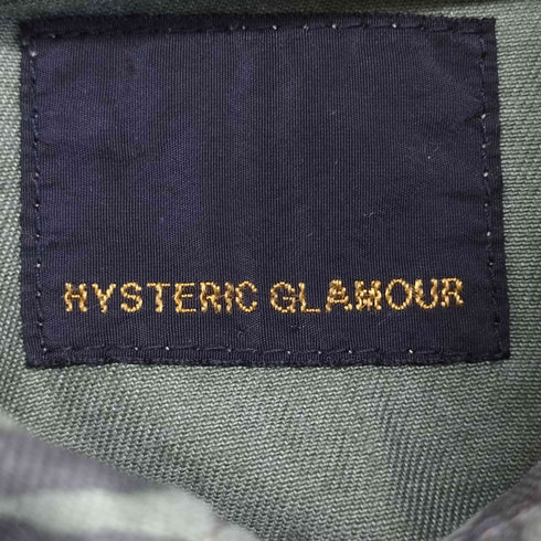 ヒステリックグラマー HYSTERIC GLAMOUR ゼブラ柄 ヒスガールプリント ミリタリーシャツ メンズ FREE