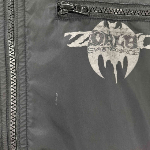 ZORLAC OLD SKATE ロゴプリント 裏起毛 両面プリント ベスト メンズ JPN:L