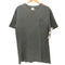 ノア NOAH 23SS USA製 チャコールグレー クルーネック S/S ポケットTシャツ メンズ import:M