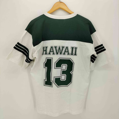 アローレ ALORE 80-90s USA製 HAWAII 13 フットボールTシャツ メンズ import:L
