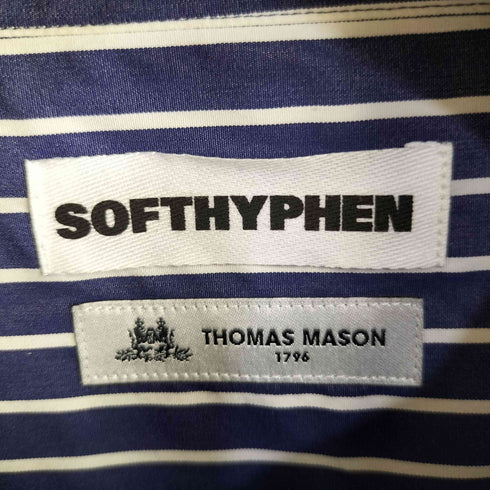 SOFTHYPHEN THOMAS MASON STRIPE S/S SHIRT メンズ JPN:3