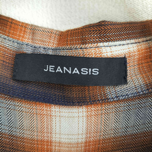ジーナシス JEANASIS オンブレチェックシャツLS アソートチェック レディース FREE
