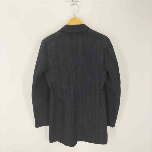 コムデギャルソン COMME des GARCONS 98AW AD1998 総柄 燕尾 ボタンレステーラードジャケット ARCHIVE レディース JPN:M