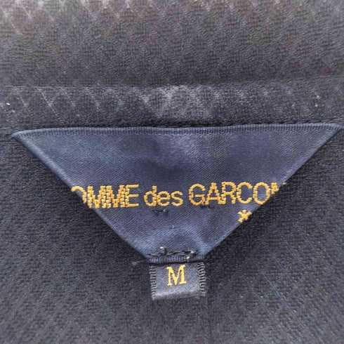 コムデギャルソン COMME des GARCONS 98AW AD1998 総柄 燕尾 ボタンレステーラードジャケット ARCHIVE レディース JPN:M