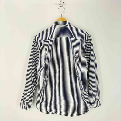 コムデギャルソンシャツ COMME des GARCONS SHIRT フランス製 コットンポプリン ストライプボタンダウンシャツ メンズ JPN:XS