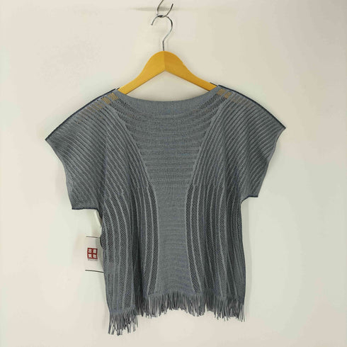 プリーツプリーズイッセイミヤケ PLEATS PLEASE ISSEY MIYAKE フリンジメッシュTシャツ レディース JPN:3