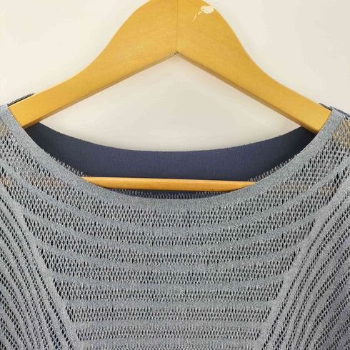 プリーツプリーズイッセイミヤケ PLEATS PLEASE ISSEY MIYAKE フリンジメッシュTシャツ レディース JPN:3