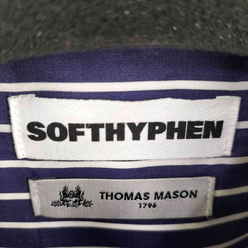SOFTHYPHEN THOMAS MASON STRIPE L/S SHIRT メンズ JPN:3