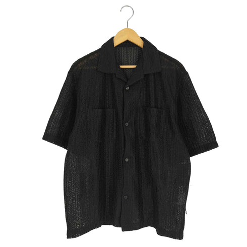 フリークスストア FREAKS STORE レース編みオープンカラーシャツ メンズ JPN:M