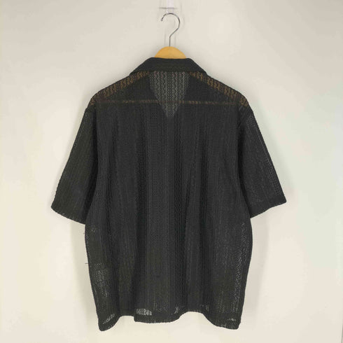 フリークスストア FREAKS STORE レース編みオープンカラーシャツ メンズ JPN:M