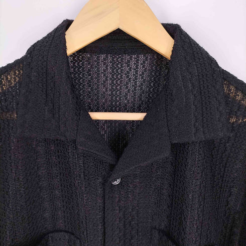 フリークスストア FREAKS STORE レース編みオープンカラーシャツ メンズ JPN:M