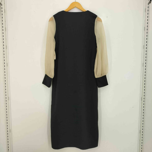 アビトーキョー ABITOKYO 異素材シアースリーブワンピース レディース JPN:M