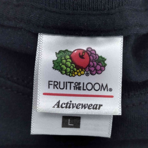 フルーツオブザルーム FRUIT OF THE LOOM ×CarService CREW TEES ロゴプリント Tシャツ メンズ import:L