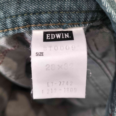 エドウィン EDWIN BLUE TRIP ストレート ブッシュパンツ メンズ 28×32