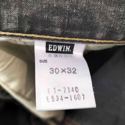 エドウィン EDWIN 53503 テーパードデニムパンツ メンズ 30×32