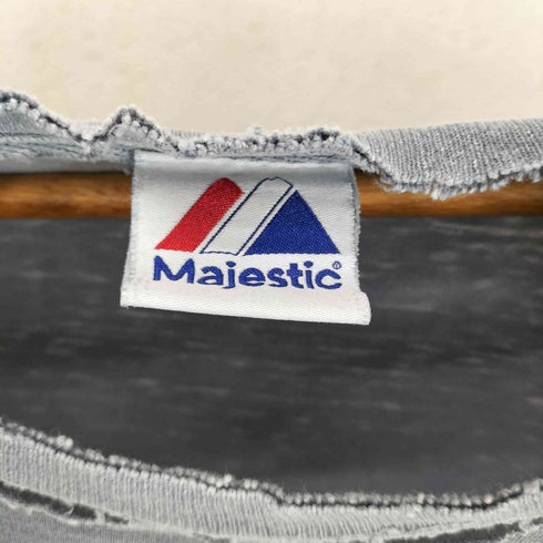 マジェスティック MAJESTIC チームロゴ ダメージTシャツ メンズ