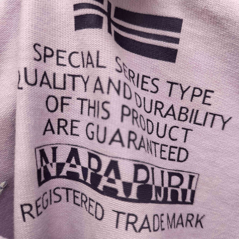 ナパピリ NAPAPIJRI ポルトガル製 ロゴプリント 花柄 刺繍 S/S Tシャツ チビT Y2K レディース import:S