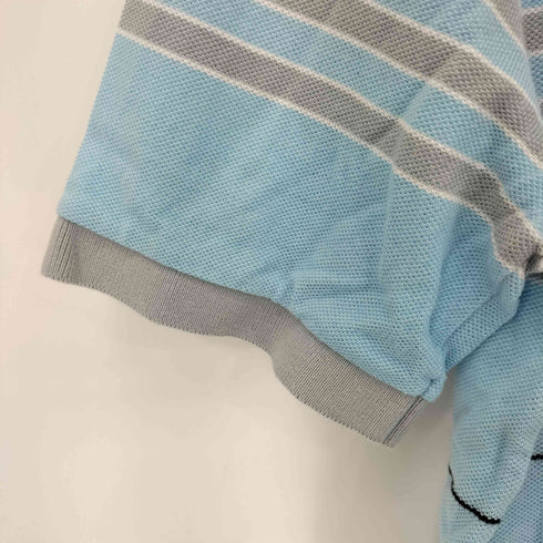 ラコステ LACOSTE フロントロゴボーダー鹿の子ポロシャツ メンズ JPN:3