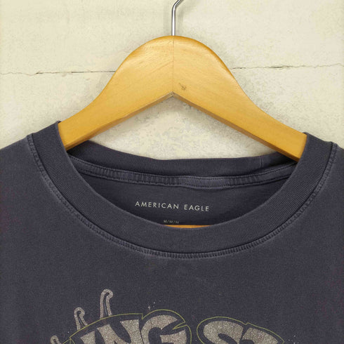 アメリカンイーグルアウトフィッターズ AMERICAN EAGLE OUTFITTERS グリッター バンドTシャツ メンズ M