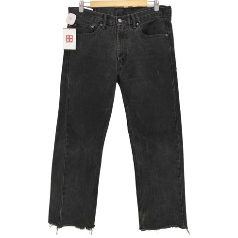 リーバイス Levis 505 ブラックデニムパンツ メンズ W33 L34