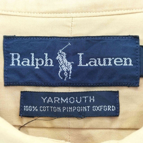 ラルフローレン RALPH LAUREN YARMOUTH ポニー刺繍 ボタンダウンシャツ メンズ 17 1/2
