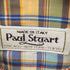 ポールスチュアート Paul Stuart イタリア製 マドラスチェック マルチカラー B.D S/S シャツ メンズ COL