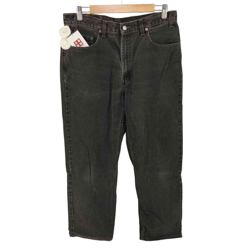 リーバイス Levis 90S カナダ製 後染め 550ブラックデニムパンツ ボタン裏217 メンズ 36/34