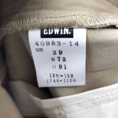 エドウィン EDWIN CHINOS AND KHAKIS コットンチノペインターパンツ メンズ US:28-29
