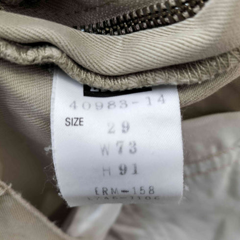 エドウィン EDWIN CHINOS AND KHAKIS コットンチノペインターパンツ メンズ US:28-29