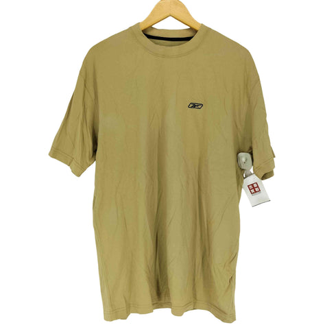 リーボック Reebok ロゴ刺繍Tシャツ メンズ L