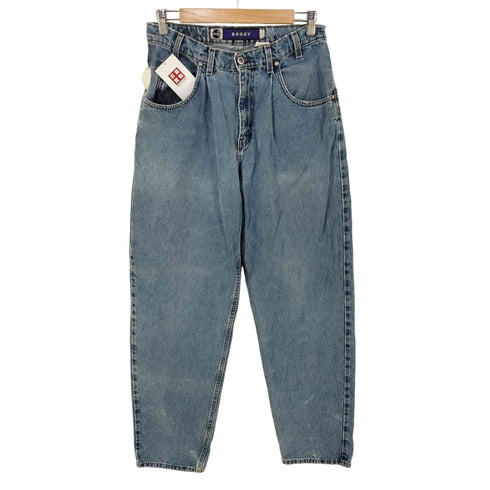 リーバイス Levis USA製 90S SILVER TAB BAGGY デニムパンツ ボタン裏799 メンズ 32/34