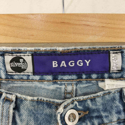 リーバイス Levis USA製 90S SILVER TAB BAGGY デニムパンツ ボタン裏799 メンズ 32/34