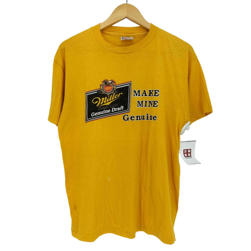 ヘインズ Hanes 80S シングルステッチ MAKE MINE GENUINE Tシャツ メンズ import:XL