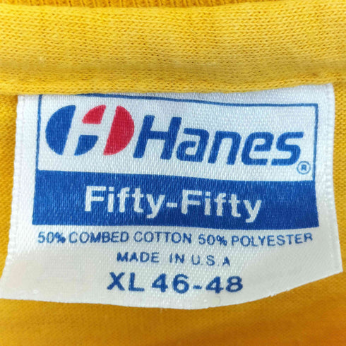 ヘインズ Hanes 80S シングルステッチ MAKE MINE GENUINE Tシャツ メンズ import:XL
