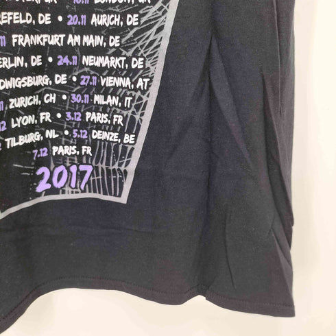 GILDAN ボディ I Love The Dead 2017 TOUR TEE ロック バンド グラフィック 両面 プリント S/S Tシャツ メンズ import:L