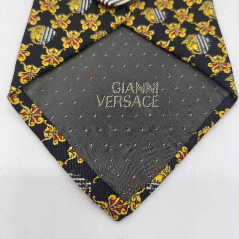 ジャンニヴェルサーチ GIANNI VERSACE メデューサデザイン シルク ネクタイ メンズ