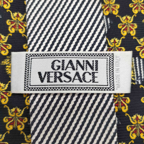 ジャンニヴェルサーチ GIANNI VERSACE メデューサデザイン シルク ネクタイ メンズ