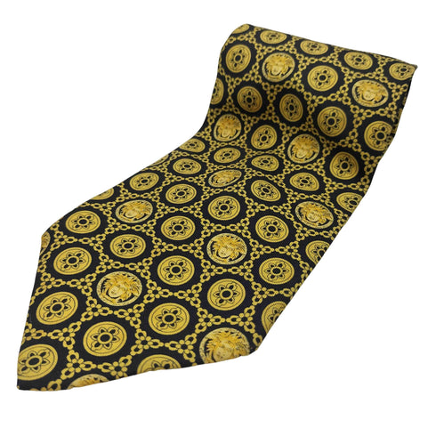 ジャンニヴェルサーチ GIANNI VERSACE メデューサデザイン シルク ネクタイ メンズ