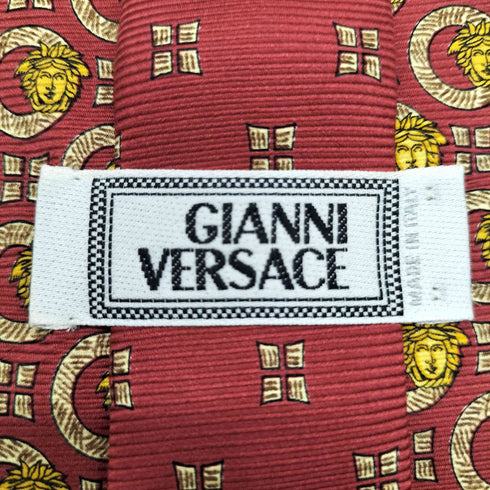 ジャンニヴェルサーチ GIANNI VERSACE メデューサデザイン シルク ネクタイ メンズ