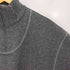ヨウジヤマモトダーバン アール Yohji Yamamoto DURBAN A.A.R ステッチ ハーフジップ ウールニット メンズ JPN:L
