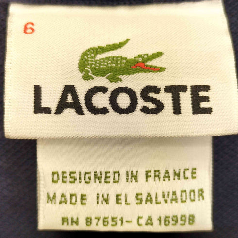 ラコステ LACOSTE ワニワッペン 鹿の子 ポロシャツ メンズ 6