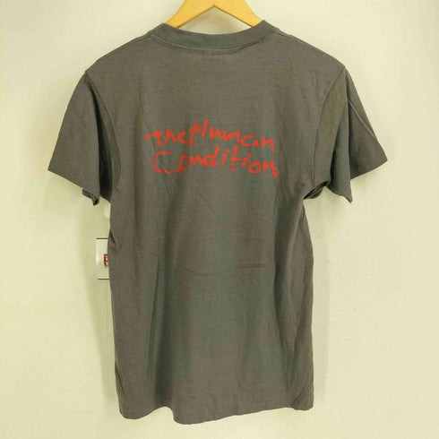 ヘインズ Hanes 80s USA製 青タグ Fifty-Fifty プリント シングルステッチ 半袖カットソー メンズ import:M 38-40