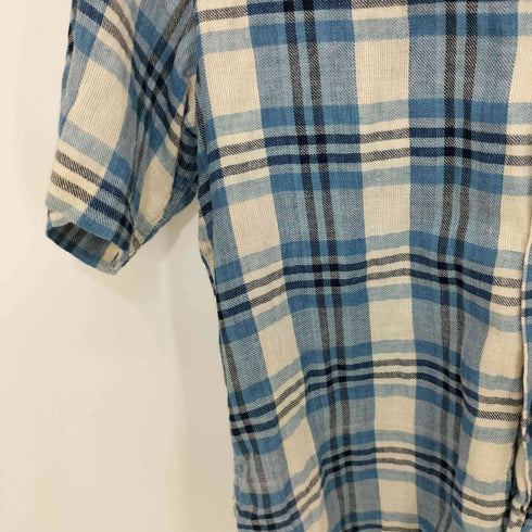 ブルーブルー BLUE BLUE INDIGO DYE S/Sチェックシャツ メンズ JPN:2